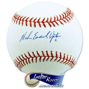   Upton Autographed Full Name Baseball Melvin Emanuel Upton 