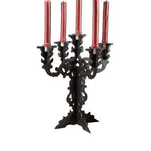 Candelabra Glitter Black 