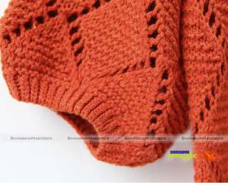 Women Fashion Hollow Out Knitwear Sweater Coat New #001  