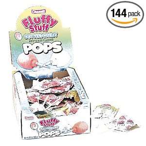 Charms Fluffy Stuff Cotton Candy Pops (Pack of 144)  