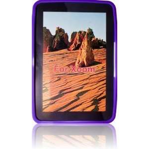   SILICON SKIN PURPLE CASE FOR MOTOROLA XOOM Cell Phones & Accessories