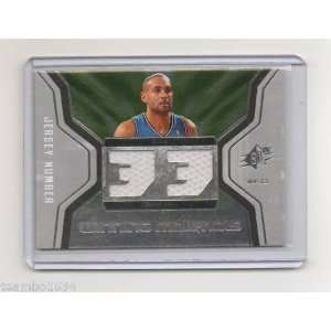  2007 SPx Authentic Grant Hill Dual Game Worn Jersey Card 