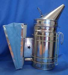 Frame Electric Honey Extractor+Overall+Gloves+Smoker+Brush+Comb 