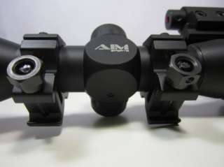 Mil Dot 4x32 Tactical Scope and Red Laser Sight Combo with FREE Scope 