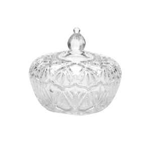  Walther Glass Saturn Covered Jar Grand, 6.25 Inch Kitchen 