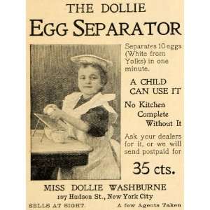   Cook Dollie Washburne Yolk   Original Print Ad