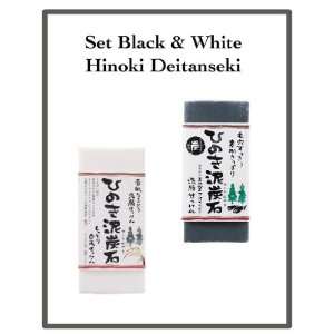  Set Hinoki Deitanseki Black and White Beauty