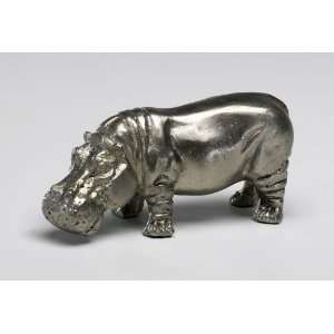   Cyan Design Cast Iron Hippo Nickle Sculpture Figurine 