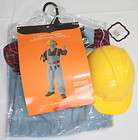 Construction Worker Halloween Costume  SIZE 8/10  NEW