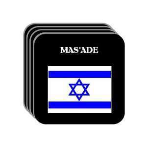  Israel   MASADE Set of 4 Mini Mousepad Coasters 