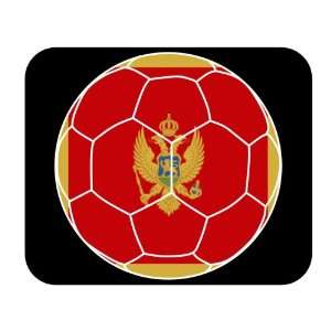  Montenegrin Soccer Mouse Pad   Montenegro 