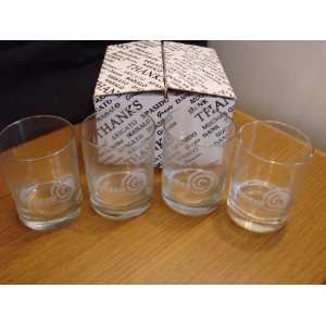 Montell Polyolefins Tumbler Glasses   Set of Four