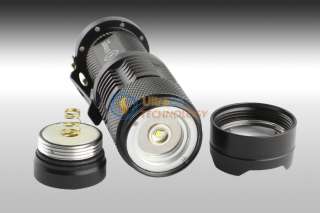   Zoom In/Out CREE Q5 LED 7 W 300lm Bright Mini Flashlight Torch  