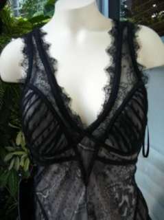 BEBE lace dress corset black NUDEFLORAL 168550  