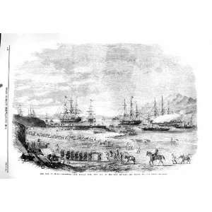  1860 WAR CHINA SHIPS HOCKLY PIER ODIN BAY SIKH CAVALRY 
