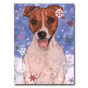  Jack Russell Holiday Gift Enclosure Cards   Set of 5 
