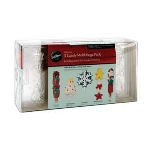  Wilton Christmas Candy Mold Set 5/pkg; 2 Items/Order 