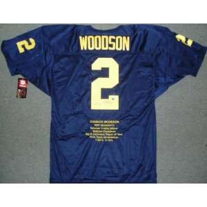 Autographed Charles Woodson Uniform   Authentic  Sports 