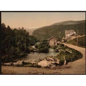  Photochrom Reprint of Vinge Hotel, Hardanger Fjord, Norway 