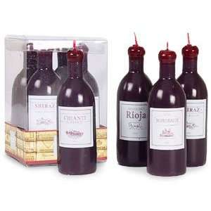    Paper Products Design Red Wine Candle, 4 Pack