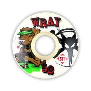 Bones STF Wray Poker Dog   Set of 4 Wheels (54MM)  Sports 