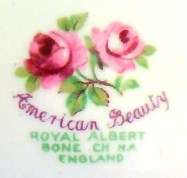 Royal Albert American Beauty Cup & Saucer Bone China  
