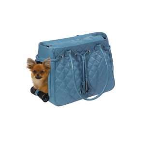  Zack & Zoey Parisian Quilted Faux Leather Dog Pet Carrier 