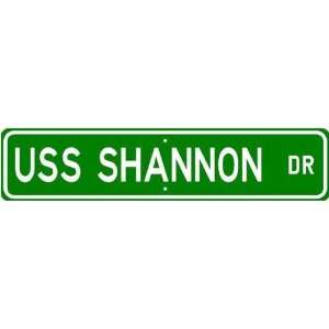  USS SHANNON MMD 25 Street Sign   Navy