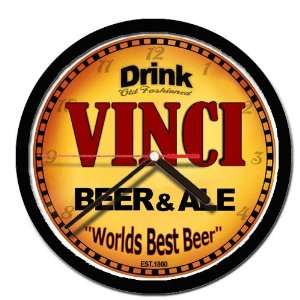  VINCI beer and ale cerveza wall clock 