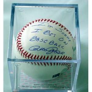   Autographed Im Sorry I Bet On Baseball Authentic Auto PSA/DNA