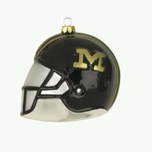  Missouri Tigers NCAA Glass Football Helmet Ornament (3 