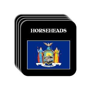  US State Flag   HORSEHEADS, New York (NY) Set of 4 Mini 