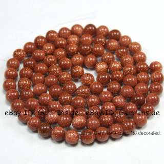 4mm Round brown sandstone Aventurine Small Beads 15  