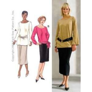  Kwik Sew Misses Peasant Tops & Straight Skirts Pattern By 