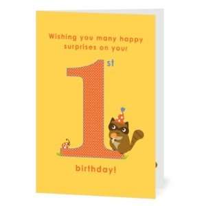  Birthday Greeting Cards   Cartoon Raccoon By Night Owl 