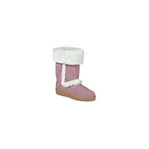  Womens Minnetonka Genuine Sheepskin Cuff Boot   Lavender 