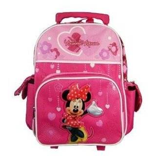 Disney Minnie Mouse Rolling Backpack  Kid Size Wheeled Backpack
