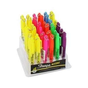  Sharpie Mini accent Assorted Color Highlighters (Case of 