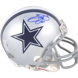   Autographed Mini Helmet  Details Dallas Cowboys