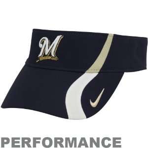  Nike Milwaukee Brewers Navy Blue Throw Over Dri FIT 