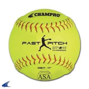  Champro Game Fast Pitch .44 COR 11 Softball (One Dozen 