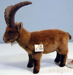 KOSEN MADE in GERMANY NEW African Ibex plush toy  