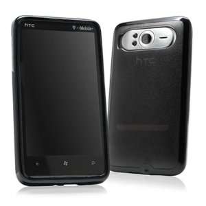  BoxWave Cool Accent HTC HD7S Case (Jet Black / Smoke Grey 