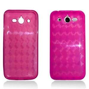   PINK Soft Gel TPU Skin Case Cover For Huawei Mercury M886 (Cricket
