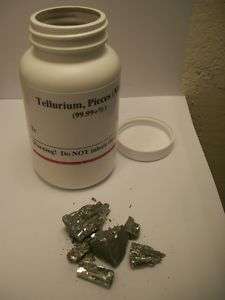 Tellurium (metallic), Broken Ingot, 99.99+%, 10 grams  