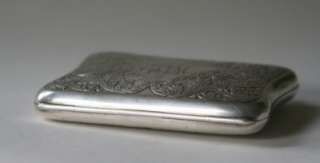 Vintage Blackinton Co Sterling Silver Clamshell Cigarette Case Bag w 