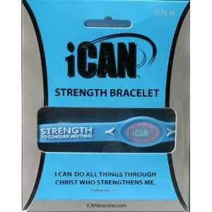  iCAN Strength Bracelet   Blue   Small