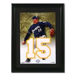  Ben Sheets Milwaukee Brewers Unsigned Jersey Numbers Piece 