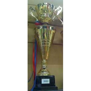    23.5 Gold Tone Metal Trophy Reward Cup Sport