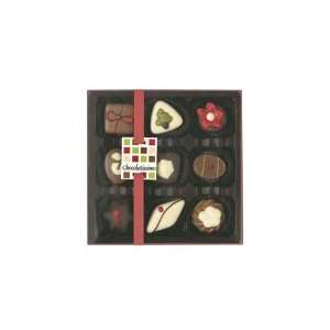 Ickx Luxury Christmas Chocolates (Economy Case Pack) 5.3 Oz 9 Pc (Pack 